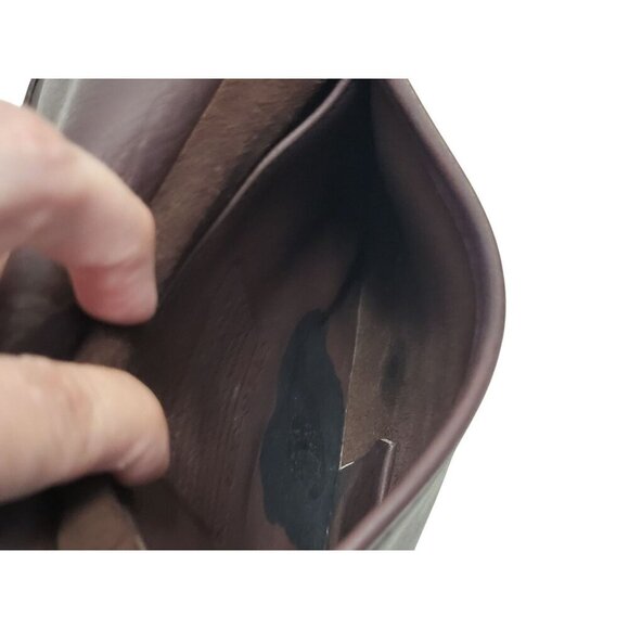 Vintage Coach 9142 Mini Crossbody Bag Brown Glove-Tanned Leather USA - Picture 8 of 14